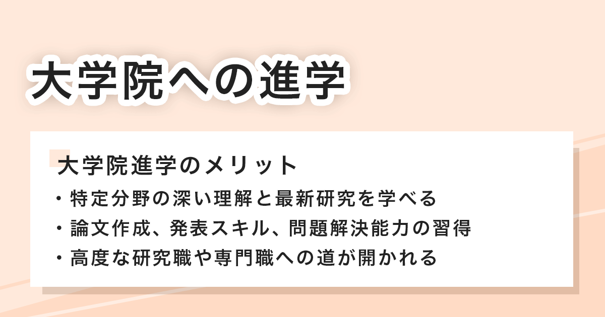 大学院への進学