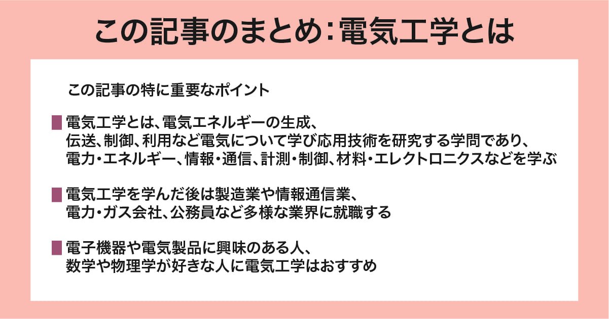 電気工学に関するまとめ