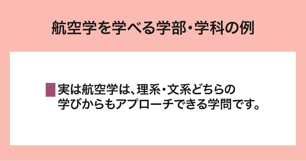 学部・学科の例