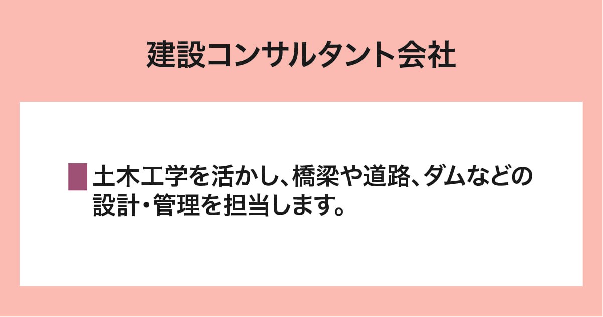 建設コンサルタント会社