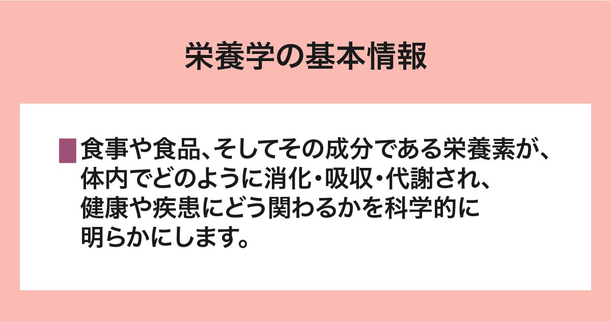 栄養学の基本情報