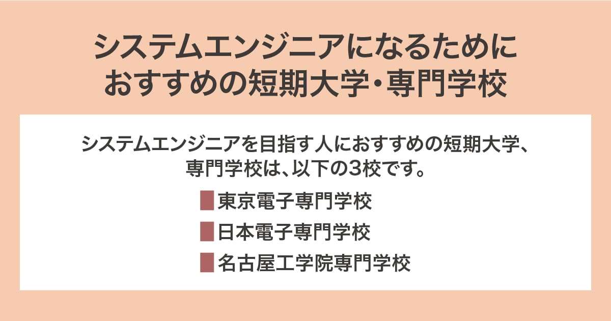 おすすめの短期大学・専門学校