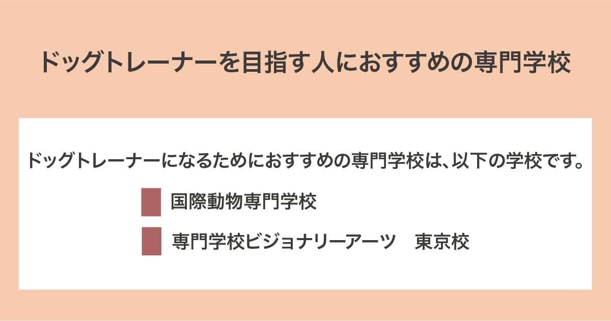 おすすめの専門学校