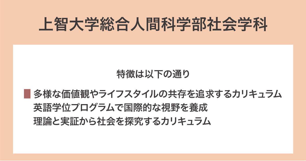 上智大学総合人間学部社会学科