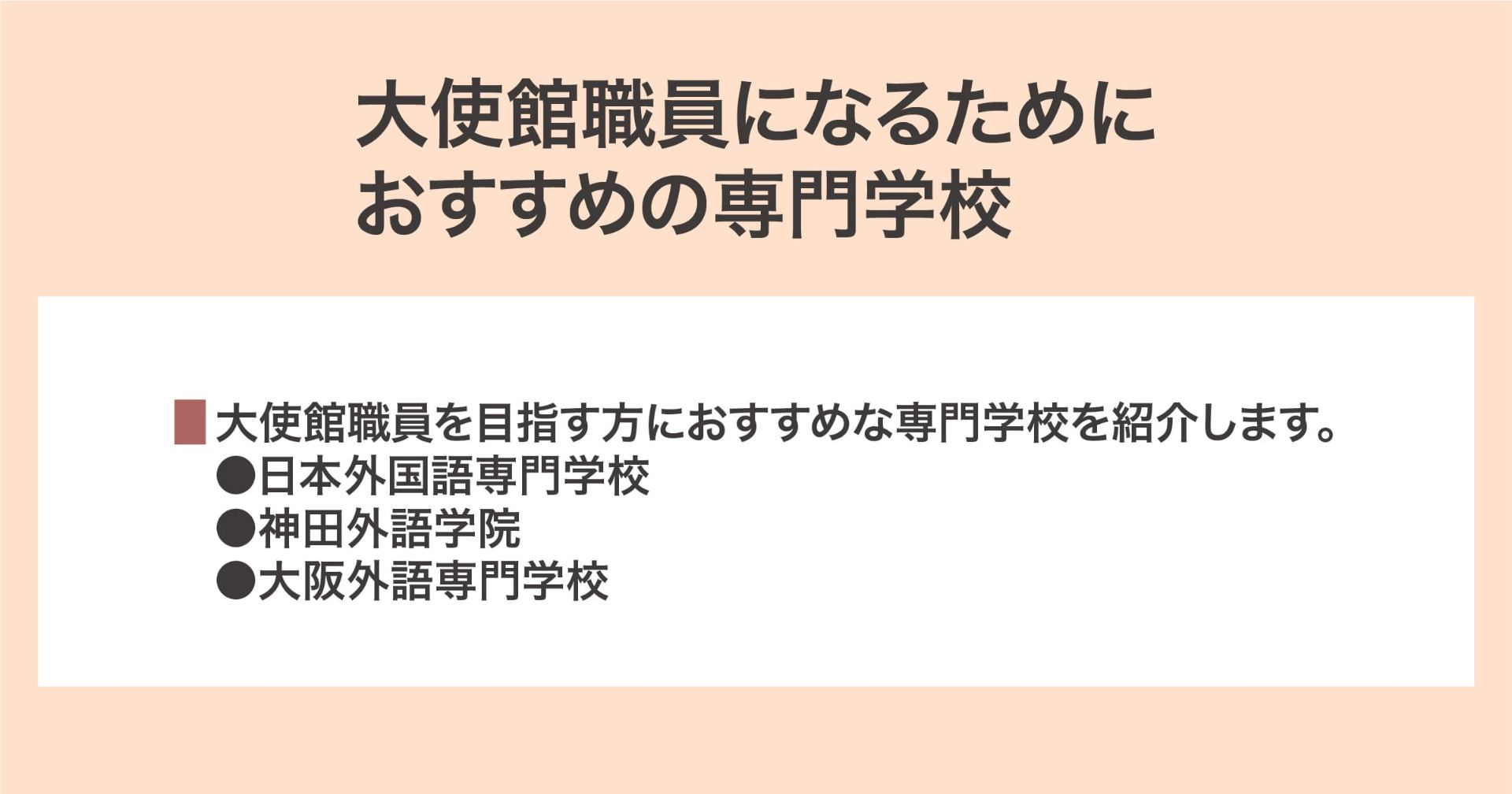 おすすめの専門学校
