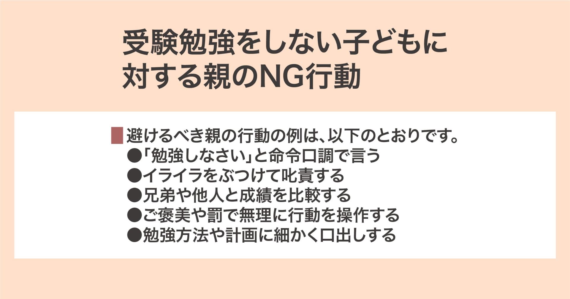 親のNG行動