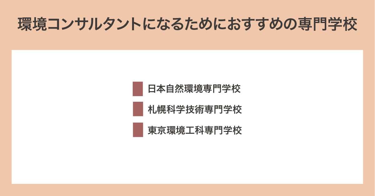 おすすめの専門学校