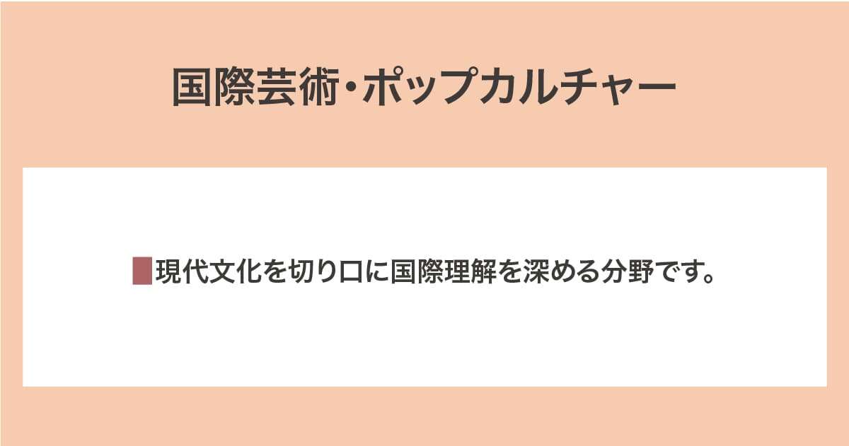 国際芸術・ポップカルチャー