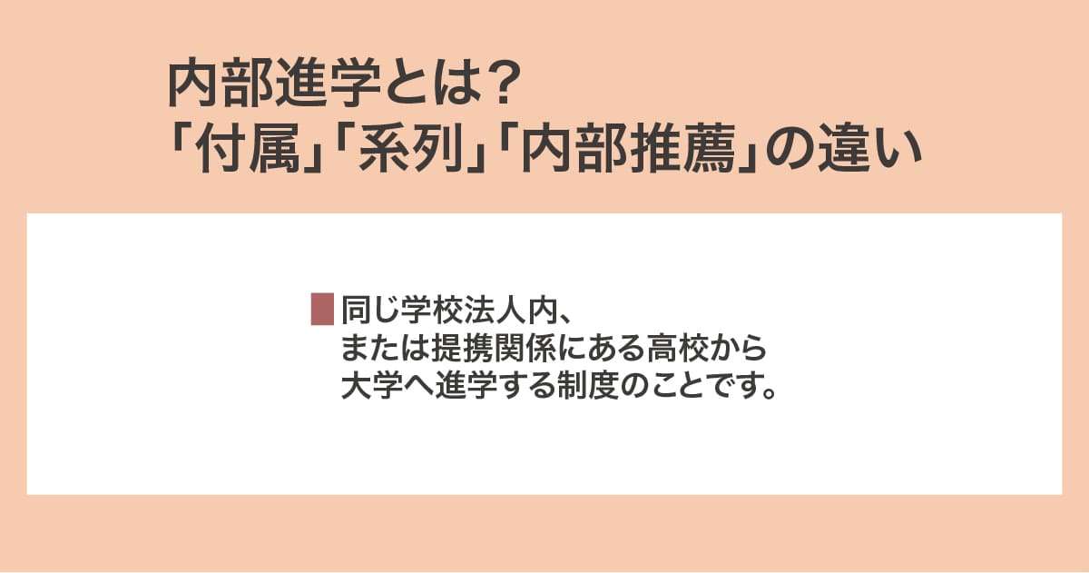 内部進学