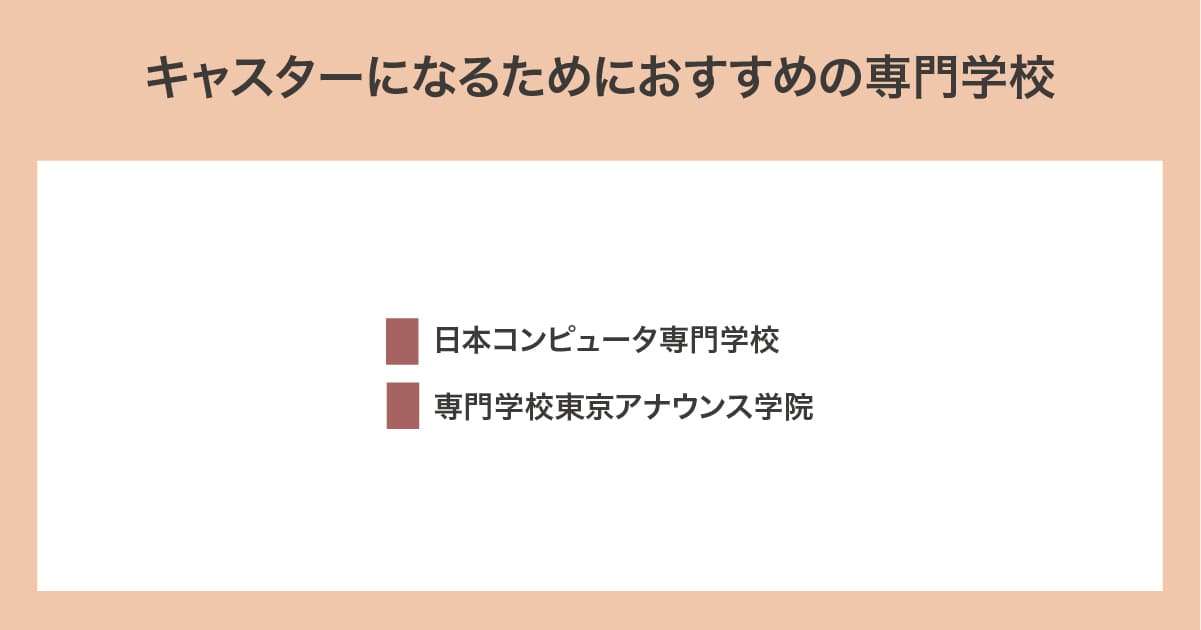 おすすめの専門学校