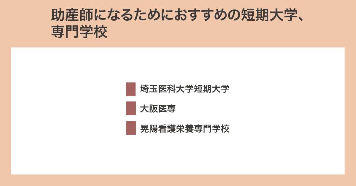 おすすめの短期大学や専門学校
