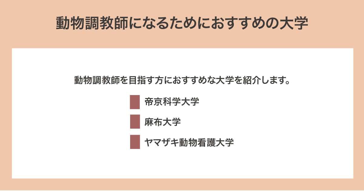 おすすめの大学